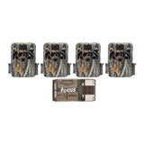 Browning Trail Cameras Dark Ops Extreme 16MP Game Camera (4-Pack) with Focus USB 2.0 Card Reader