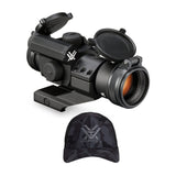 Vortex StrikeFire II 1x30 Red Dot Sight (4 MOA Red/Green Reticle) with Hat