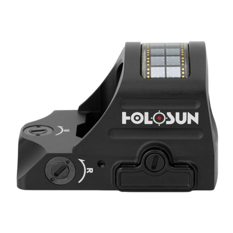 HOLOSUN HS507C-X2 Black Anodized 1x 2/32 MOA Red Circle with Dot Reticle