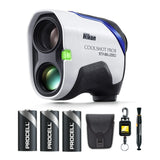 Nikon 6 x 21 CoolShot Pro II Stabilized Laser Rangefinder with Nikon Lens Pen, Tether and Batteries