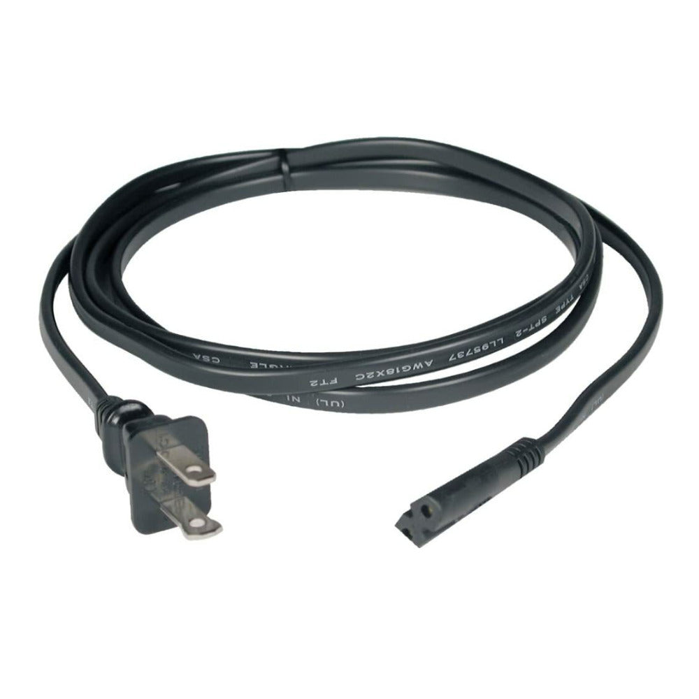 Tripp Lite 2-Slot Non-Polarized Laptop Notebook Power Cord (6-Feet, Black)