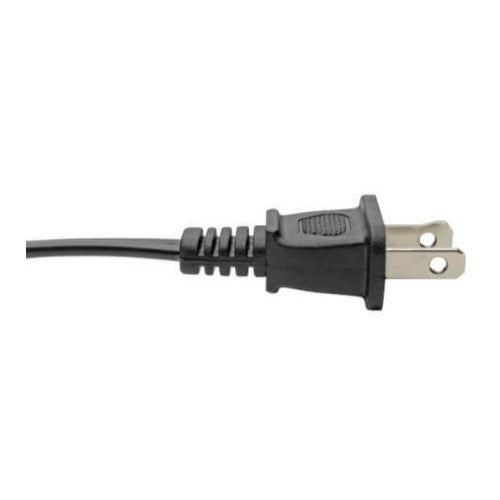 Tripp Lite 2-Slot Non-Polarized Laptop Notebook Power Cord (6-Feet, Black)