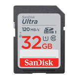 SanDisk 32GB 120MB/s Ultra UHS-I SDXC Memory Card (10-Pack) with Card Reader Bundle