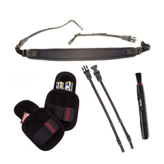 OpTech Multi-Camera Combo: Classic Strap with Connectors and Media Holsters (2)