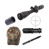Sightron SIII SS 6-24x50 LR FFP/MOA Riflescope with Sunshade and Accessories