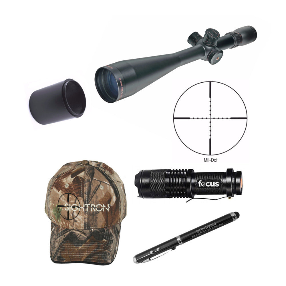 Sightron SIII SS 10-50x60mm Riflescope with Sunshade and Accessory Kit