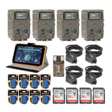 Cuddeback 20MP X-Change Color Day & Night Trail Camera Kit, 4-Pack Accessory Kit