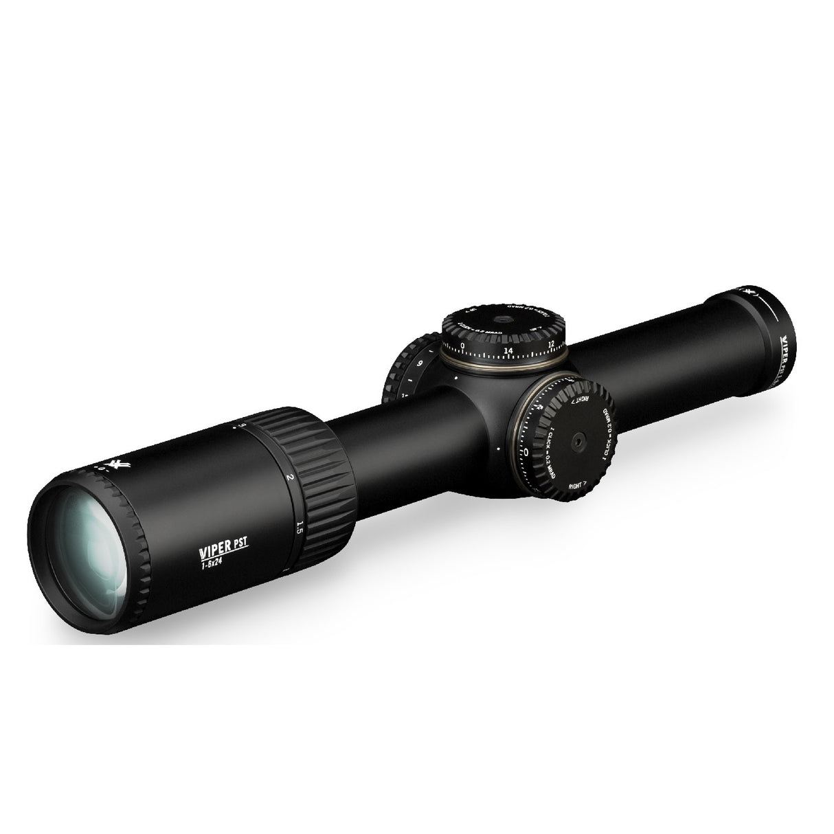Vortex Viper PST Gen II 1-6x24 Riflescope (VMR-2 MRAD Reticle) w/ Vortex 30mm Cantilever Mount