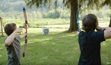 Genesis Archery Original Compound Bow (Left Hand, Black) and Six Arrows