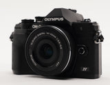 Olympus OM-D E-M10 Mark IV Camera (Black) & M.Zuiko Digital ED 14-42mm Lens Kit (Used)