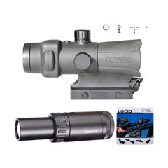 Lucid Optics Generation 3 HD7 Red Dot Sight (Black) with Red Dot Variable Magnifier Bundle