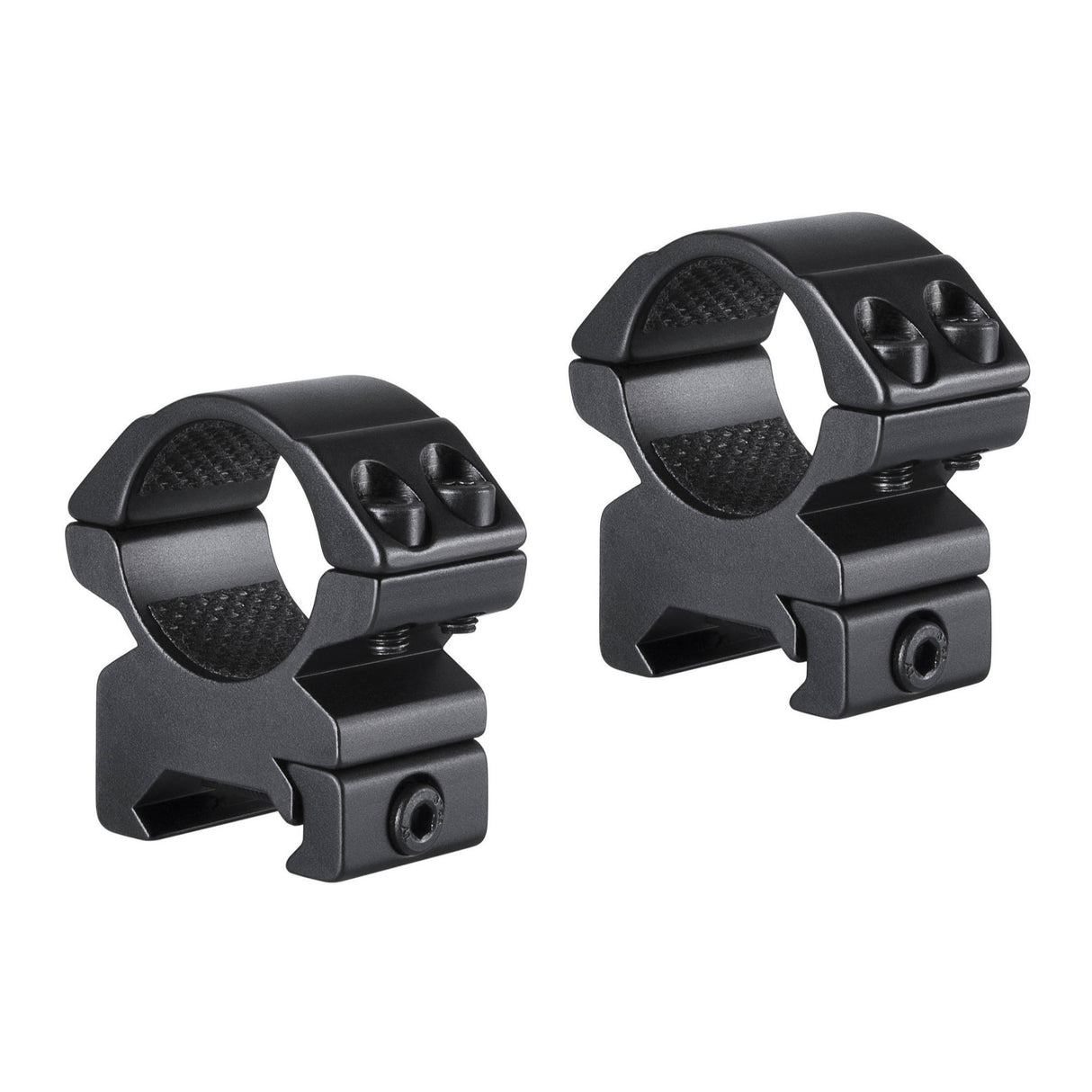 Hawke Sport Optics Match Mount 1-inch Riflescope Rings 2-Piece Set for Weaver Rail (Medium Height)