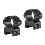 Hawke Sport Optics Match Mount 1-inch Riflescope Rings 2-Piece Set for Weaver Rail (Medium Height)