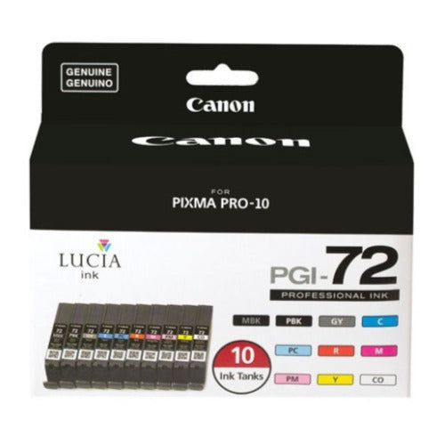 Canon LUCIA PGI-72 10-Color Ink Tank Value Pack