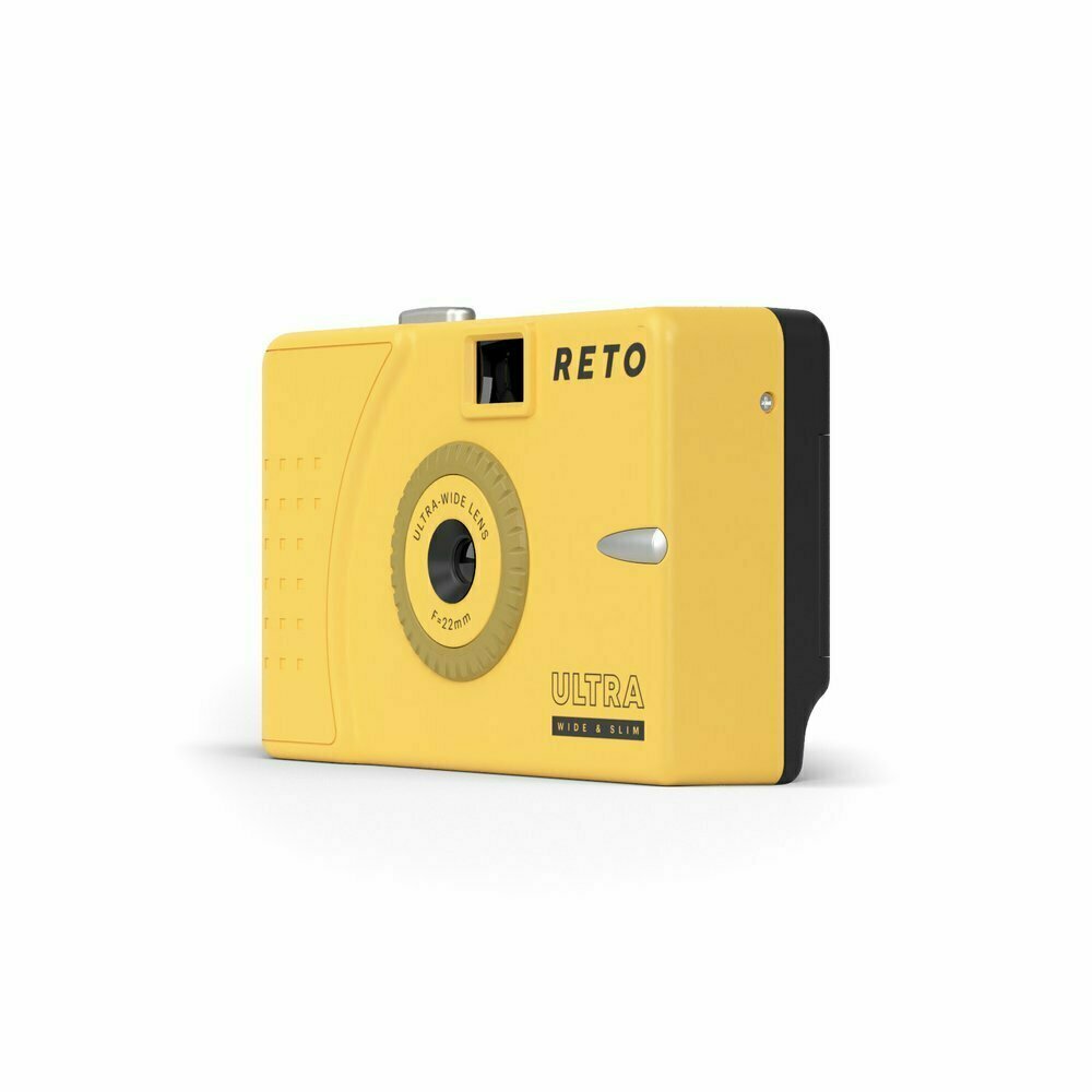 Reto 35mm Ultra Wide and Slim Film Camera with 22mm Lens (Yellow)