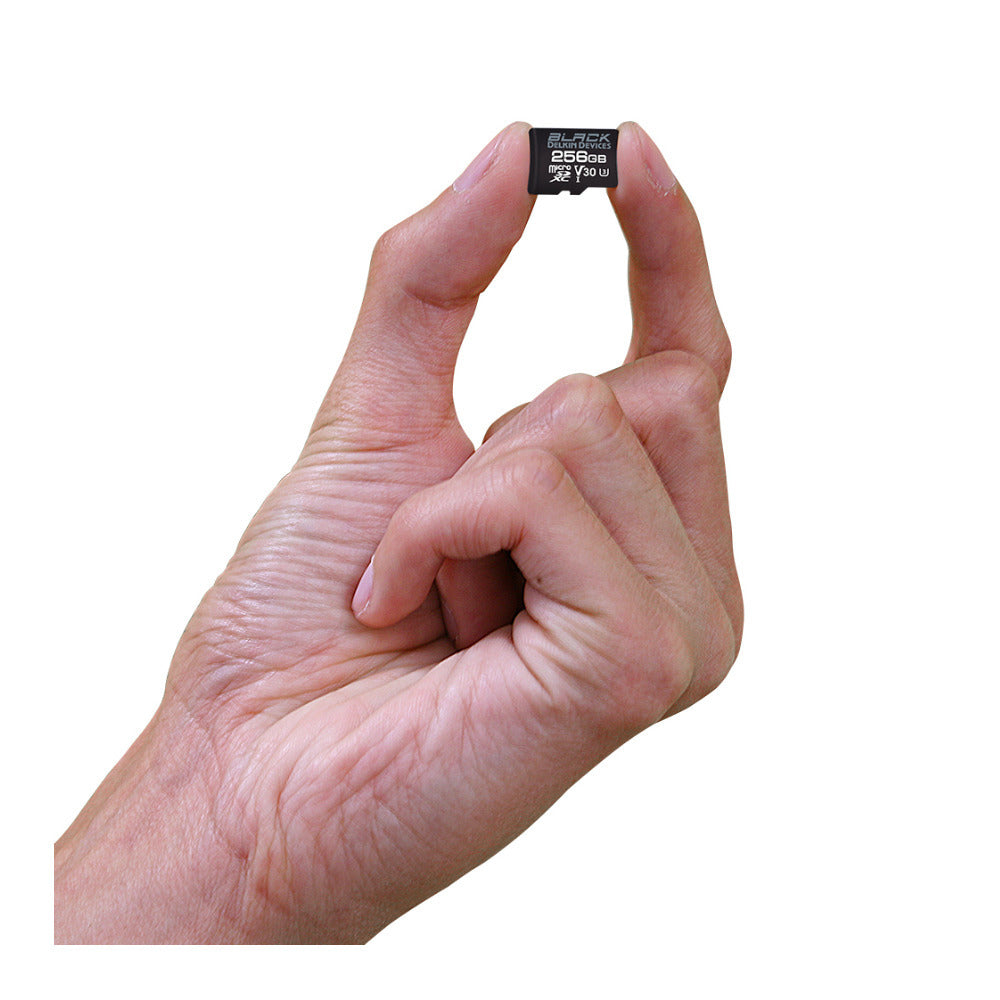 Delkin Devices 256GB UHS-I MicroSDXC Memory Card with SD Adapter (Black)