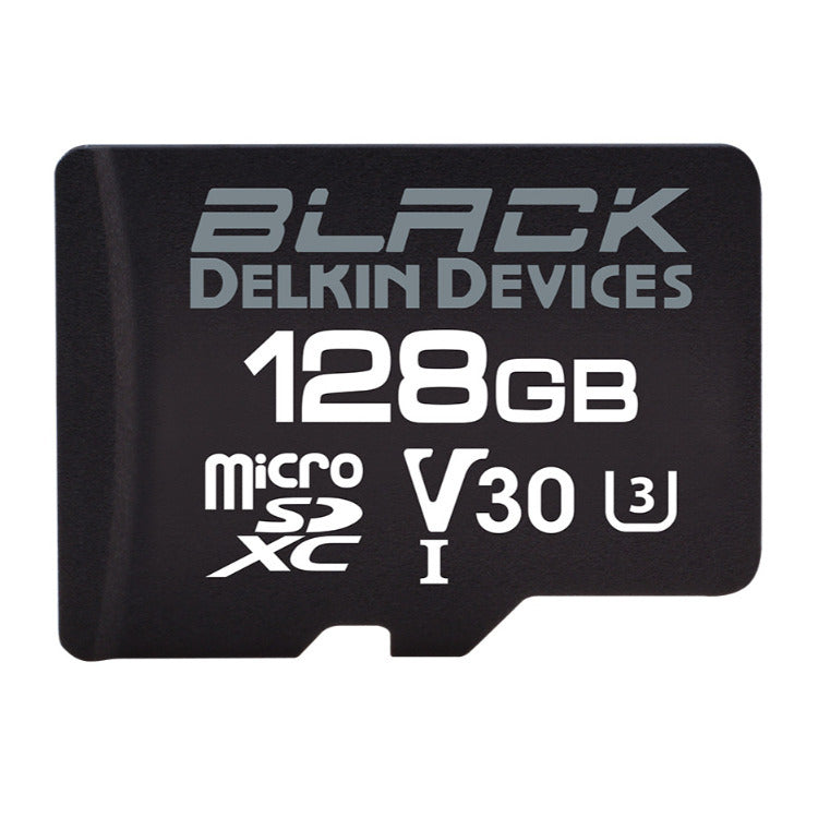 Delkin Devices 128GB UHS-I MicroSDXC Memory Card with SD Adapter (Black)