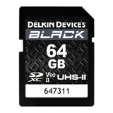Delkin Devices 64GB UHS-II SDXC Memory Card (Black)