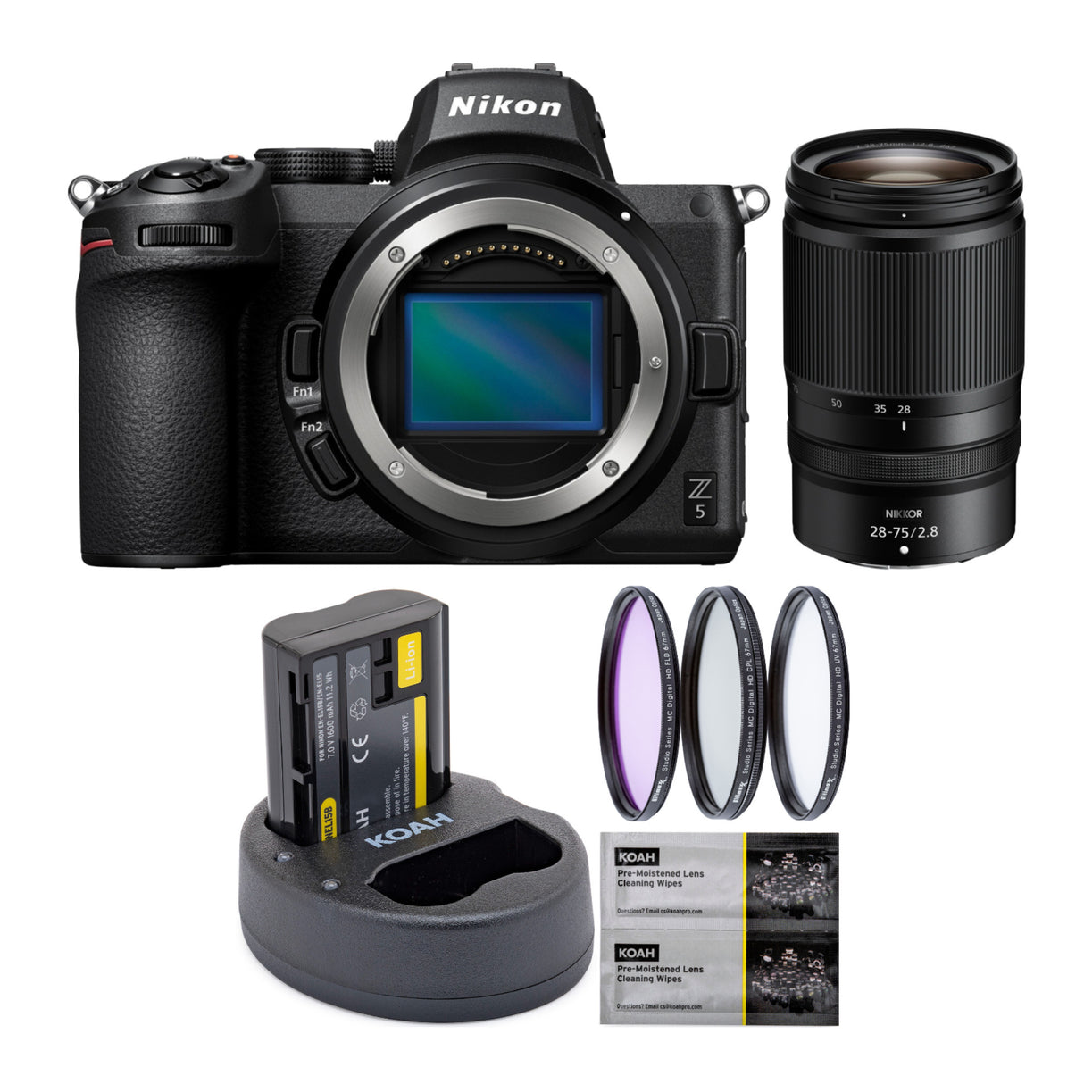 Nikon Z 5 FX-format Mirrorless Camera & 28-75mm f/2.8 Lens Bundle