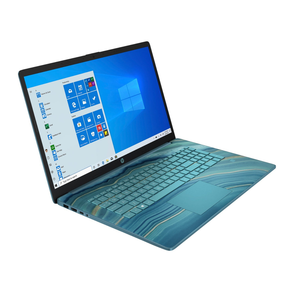HP 17-CN 17.3" HD+ Touchscreen Laptop, Intel Pentium Gold, 8GB RAM, 512GB SSD, Windows 11 (Underwater Teal) (Certified Refurbished)