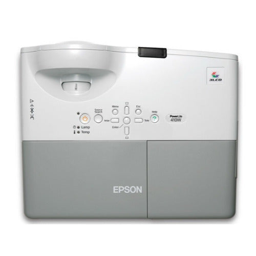 Epson PowerLite 410W Projector, 2000 Lumens, WXGA Widescreen (Certified Refurbished)