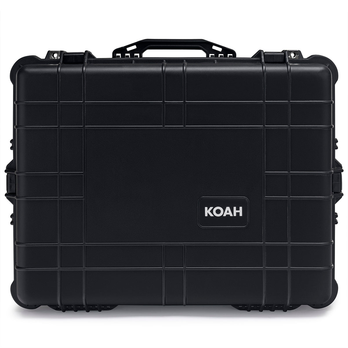 Koah Weatherproof Wheeled Hard Case with Customizable Foam (25 x 20 x 12 Inch, 2-Pack)