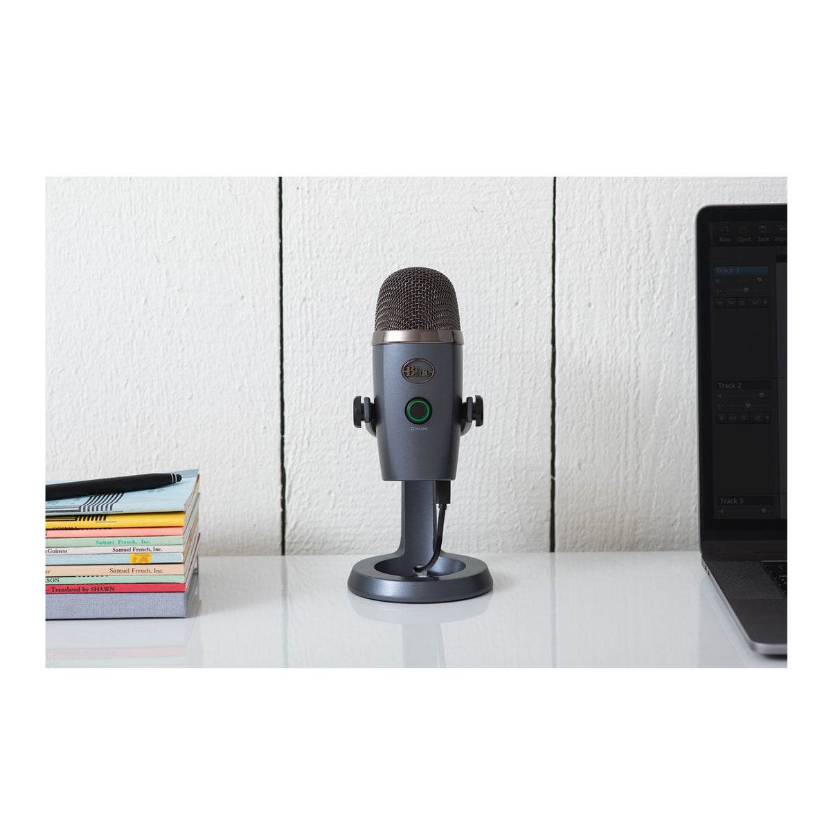 Blue Microphones Yeti Nano Premium USB Mic for Recording (Shadow Gray)