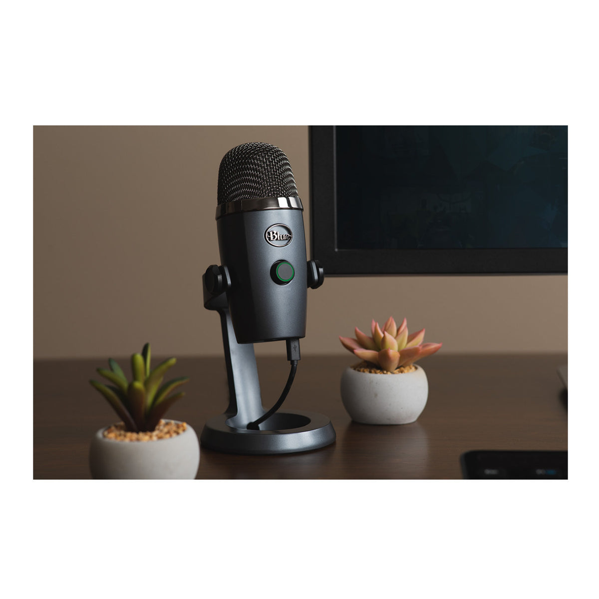 Blue Microphones Yeti Nano Premium USB Mic for Recording (Shadow Gray)
