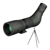 Vortex Diamondback HD 16-48x65 Angled Spotting Scope and High Country II Tripod Bundle