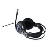 HP H200 Wired Gaming Headset with Mic and LED Light (Black)