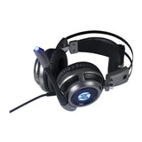 HP H200 Wired Gaming Headset with Mic and LED Light (Black)