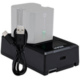 Koah Dual USB-C Charger with LCD Display for Sony NP-FZ100 Battery