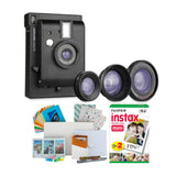 Lomography Lomo'Instant Camera with 3 Lenses Bundle with Film Pack and Photobox Bundle