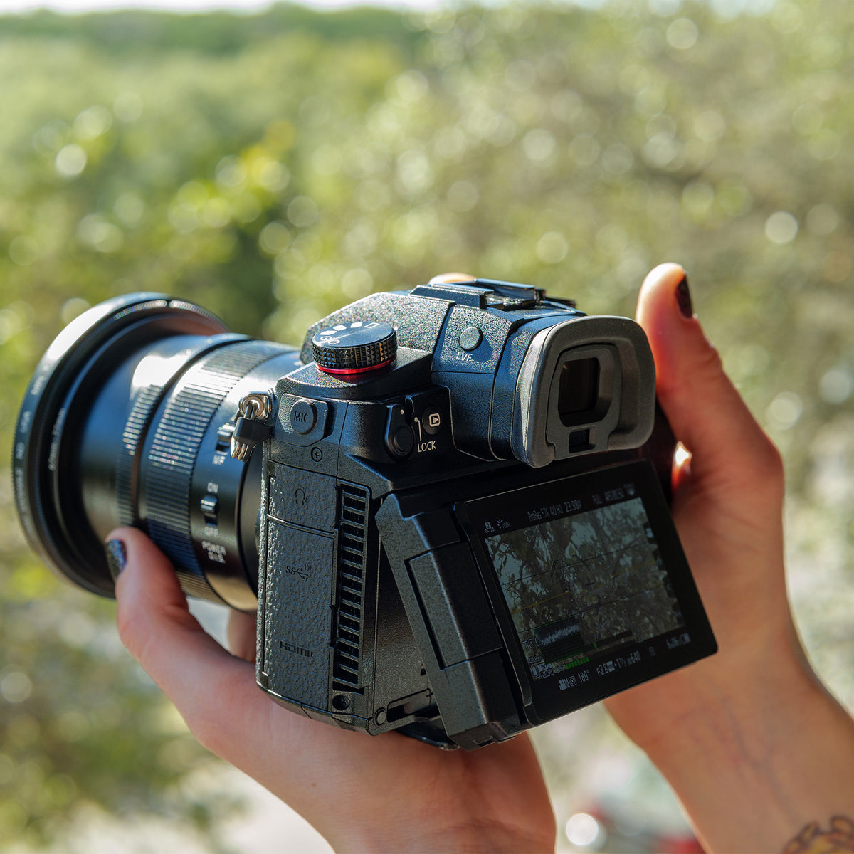 Panasonic Lumix GH6 Mirrorless Camera with 12-60mm f/2.8-4 Lens