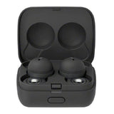 Sony LinkBuds Truly Wireless Earbuds (Dark Gray) with Knox Gear Hard EVA Travel Case