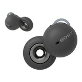 Sony LinkBuds Truly Wireless Earbuds (Dark Gray) with Knox Gear Hard EVA Travel Case