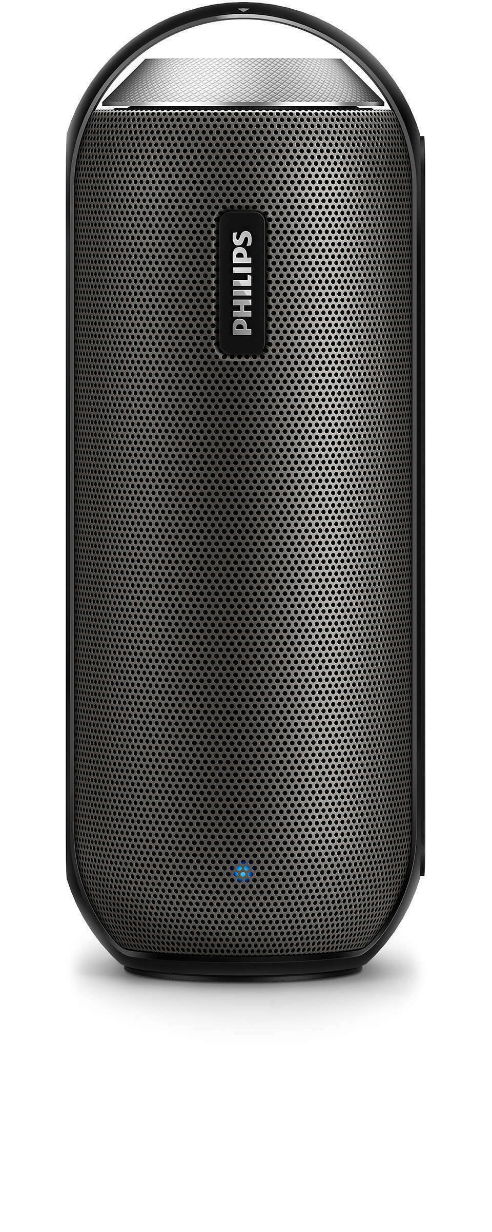 Philips Splash Proof Wireless Bluetooth Portable Speaker (Gun Metal Black)