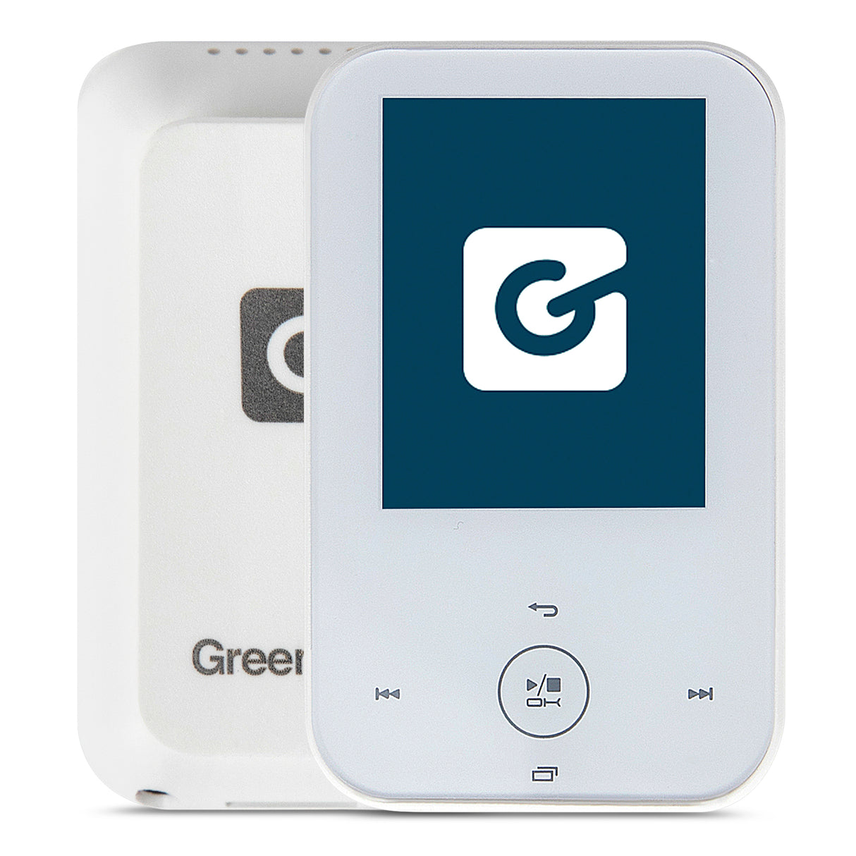 GreenTouch Mini Klip 4GB Bluetooth Player with Built-in Speaker (White)