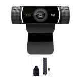 Logitech C922 Pro Stream 1080p Webcam Bundle with Litra Glow Premium Streaming Light