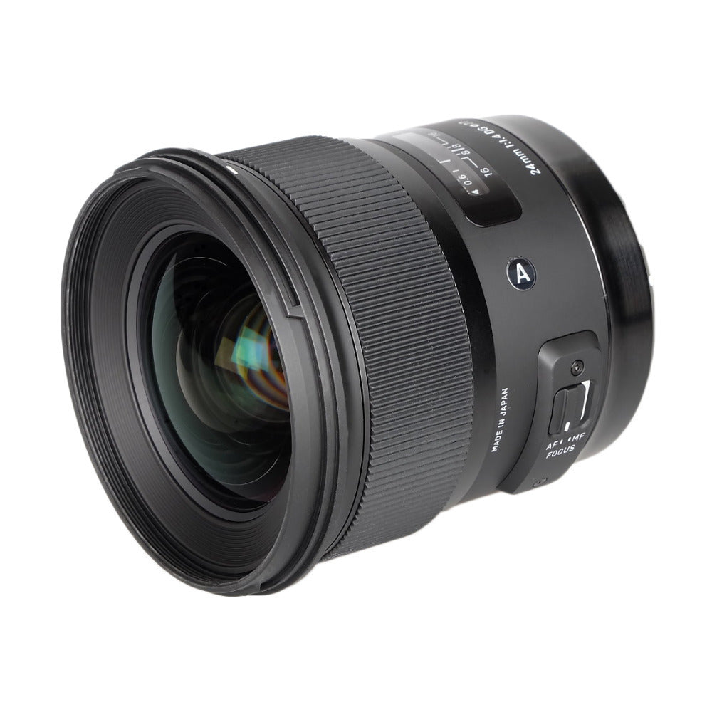 Sigma 24mm f/1.4 DG HSM Art Lens for Canon DSLR Cameras with USB Dock, Filter and Accessory Bundle