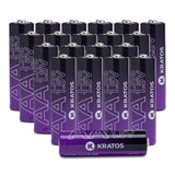 Kratos Power High-Performance Ultra Alkaline AA Batteries (20-Pack)
