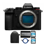 Panasonic LUMIX S5 4K Mirrorless Full-Frame L-Mount Camera (Body Only) with Sling Camera Bag Bundle