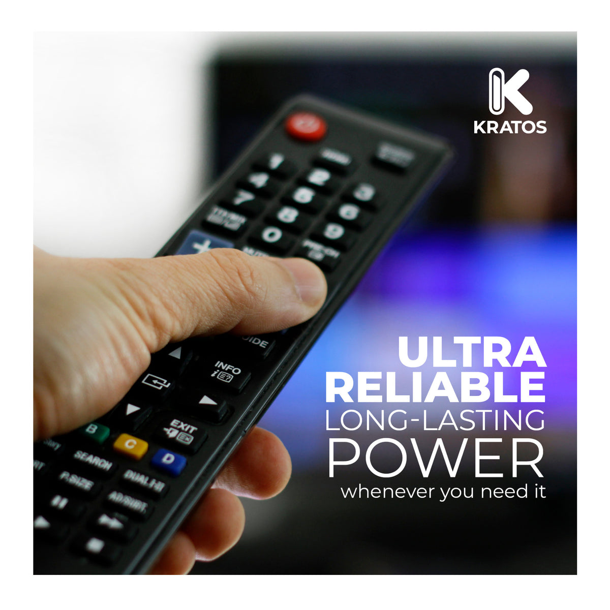 Kratos Power High-Performance Ultra Alkaline AAA Batteries (4-Pack)