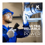 Kratos Power High-Performance Ultra Alkaline C Cell Batteries (12-Pack)