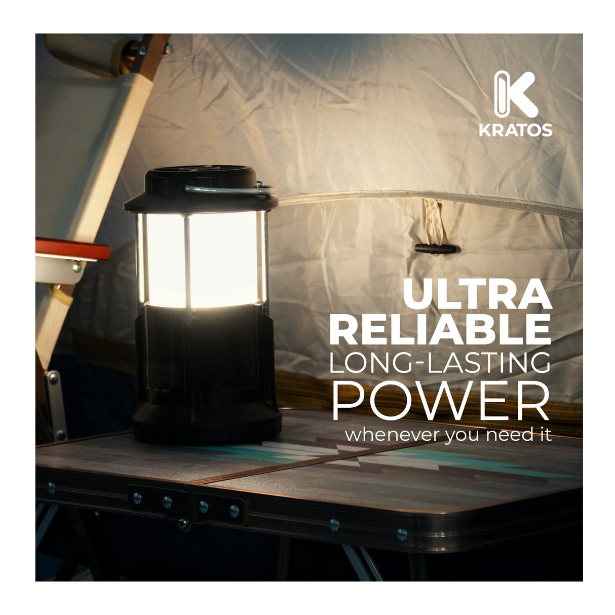 Kratos Power High-Performance Ultra Alkaline D Cell Batteries (4-Pack)