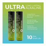 Kratos Power High-Performance Ultra Alkaline AAA Batteries (10-Pack)