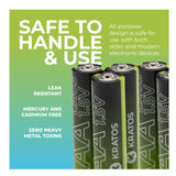 Kratos Power High-Performance Ultra Alkaline AAA Batteries (10-Pack)