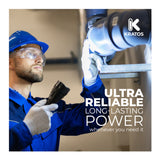 Kratos Power High-Performance Ultra Alkaline C Cell Batteries (4-Pack)