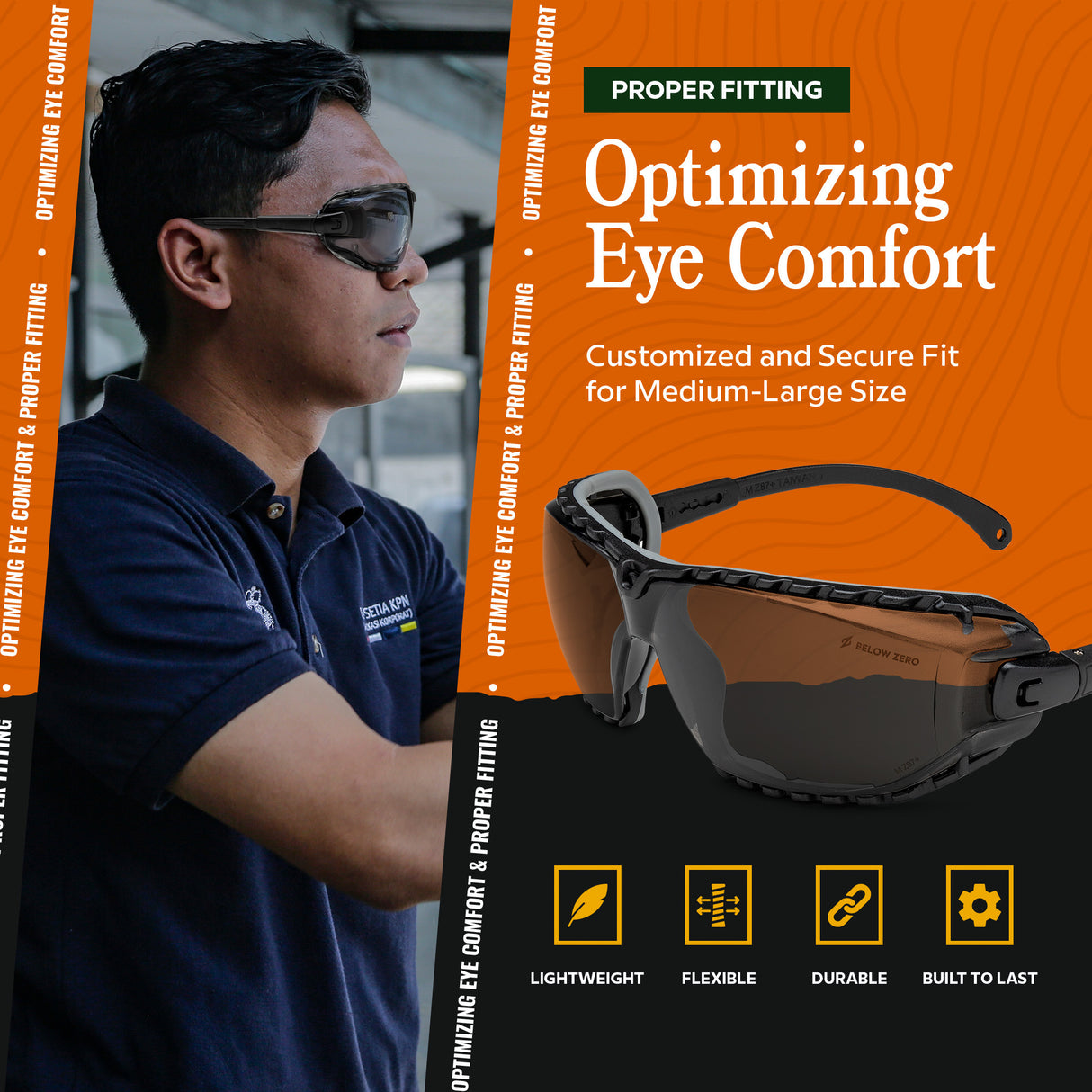 BELOW ZERO Ballistic Protection Glasses
