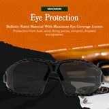 BELOW ZERO Ballistic Protection Glasses (Open Box)